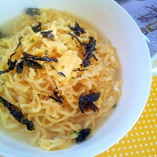 ✿キャベツと韓国海苔の卵とじ塩ラーメン❤